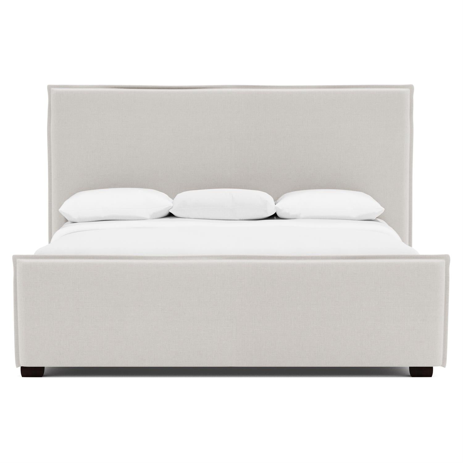 Bernhardt Furniture Griffin Fabric Panel Bed in Espresso