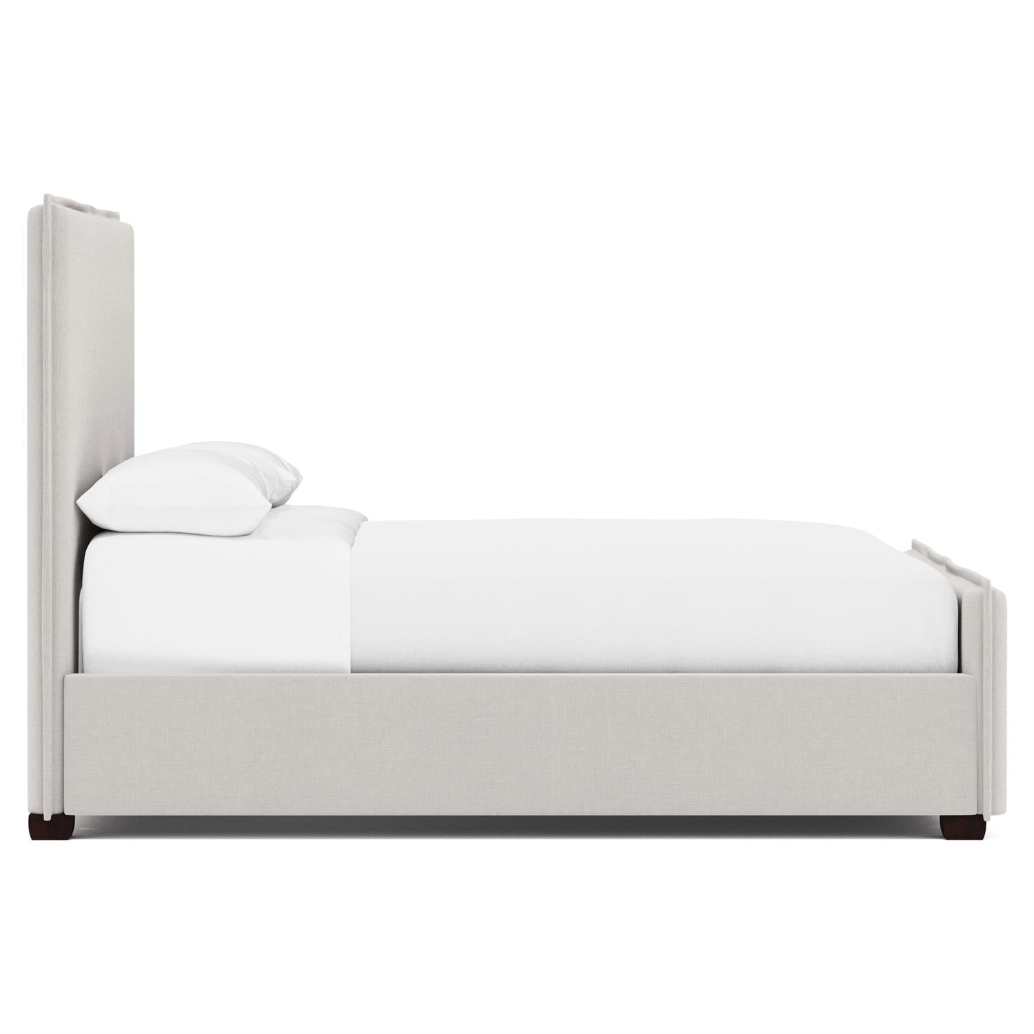 Bernhardt Furniture Griffin Fabric Panel Bed in Espresso