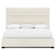 Bernhardt Furniture Murray Fabric Panel Bed in Espresso