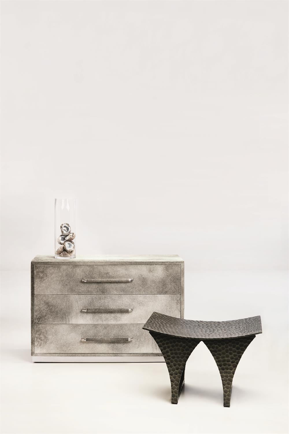 Bernhardt Furniture Parkin Drawer Chest in Gray