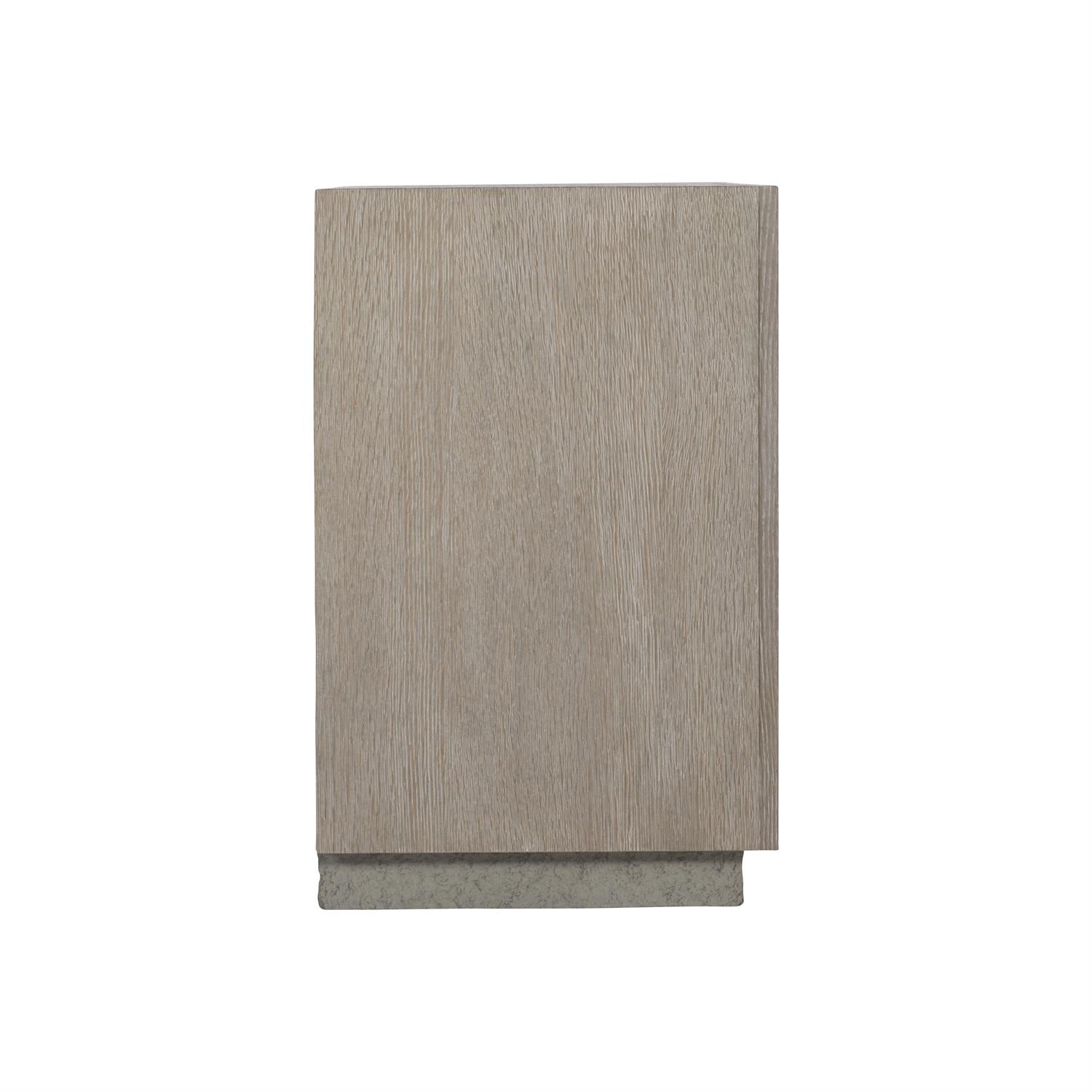 Bernhardt Furniture Lunula Nightstand in Flaxen
