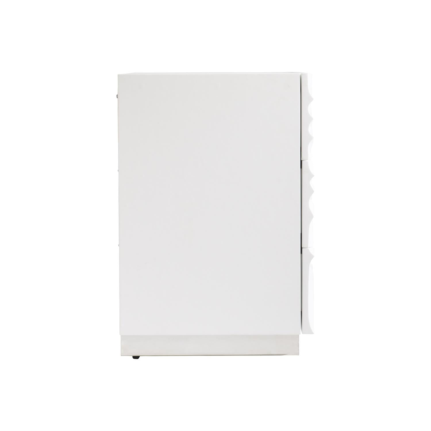 Bernhardt Furniture Alia Nightstand in White Plaster