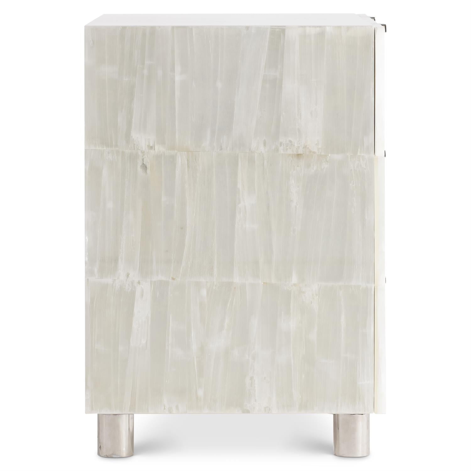 Bernhardt Furniture Salka Nightstand in White Lacquer