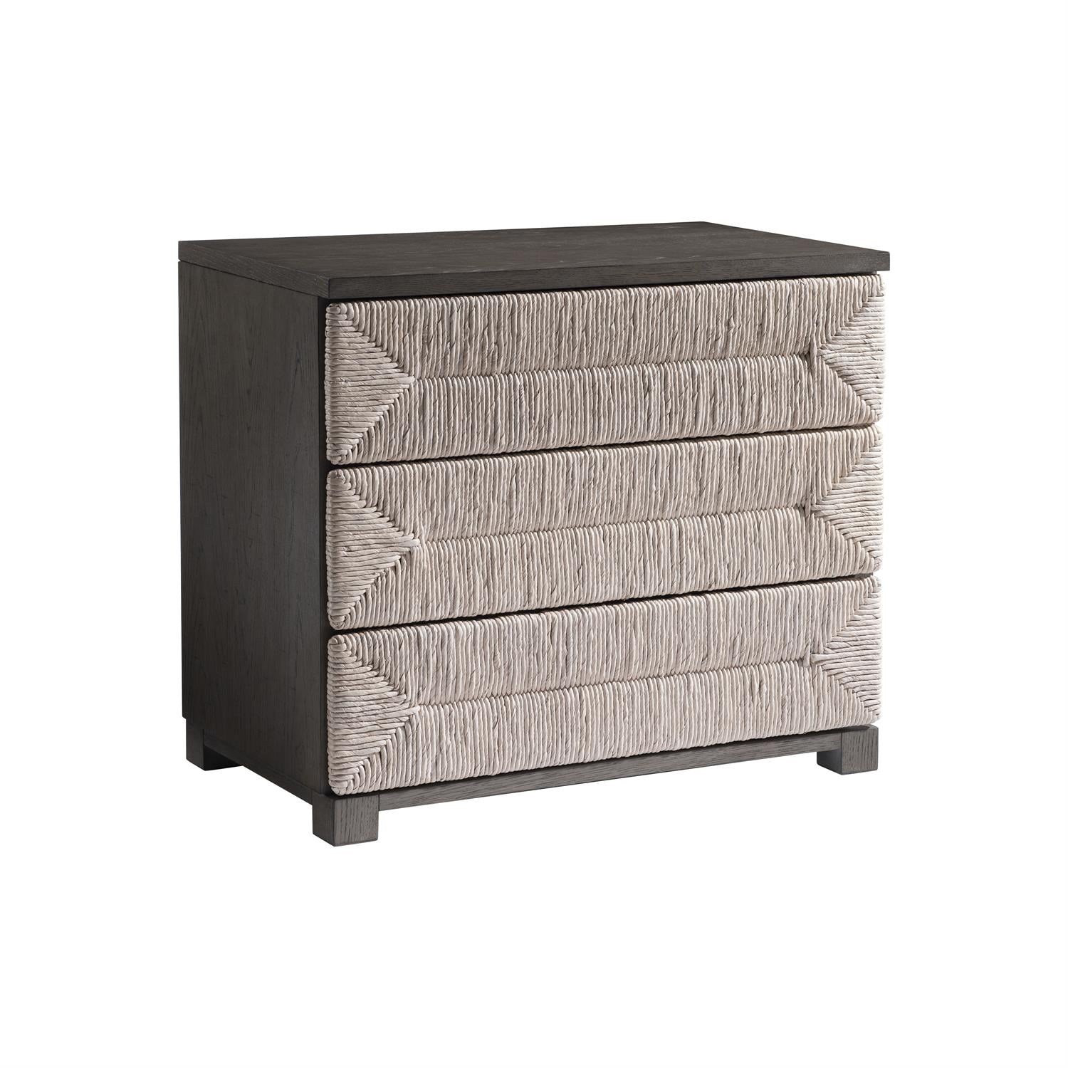 Bernhardt Furniture Palma Nightstand in Rustic Grey