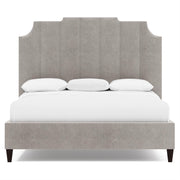 Bernhardt Furniture Bayonne Fabric Panel Bed in Espresso