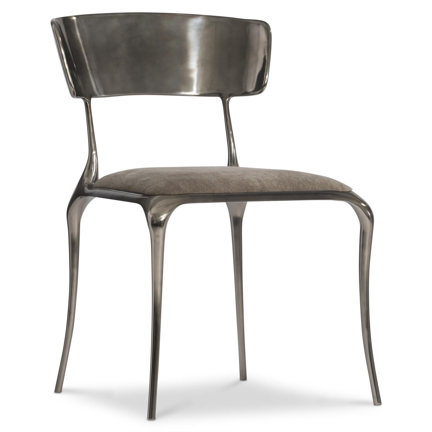 Bernhardt Furniture Pravo Side Chair in Light Bronze