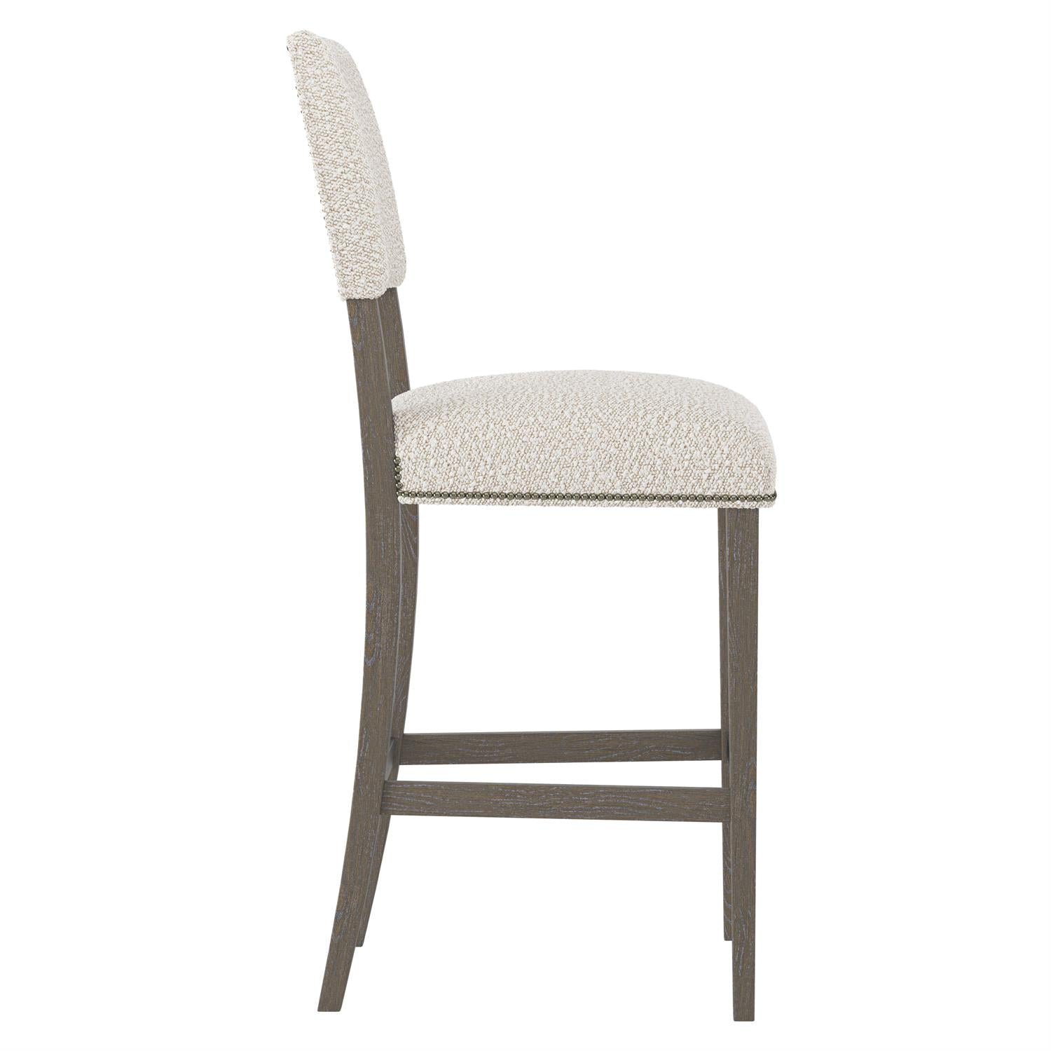 Bernhardt Furniture Moore Fabric Bar Stool in Portobello