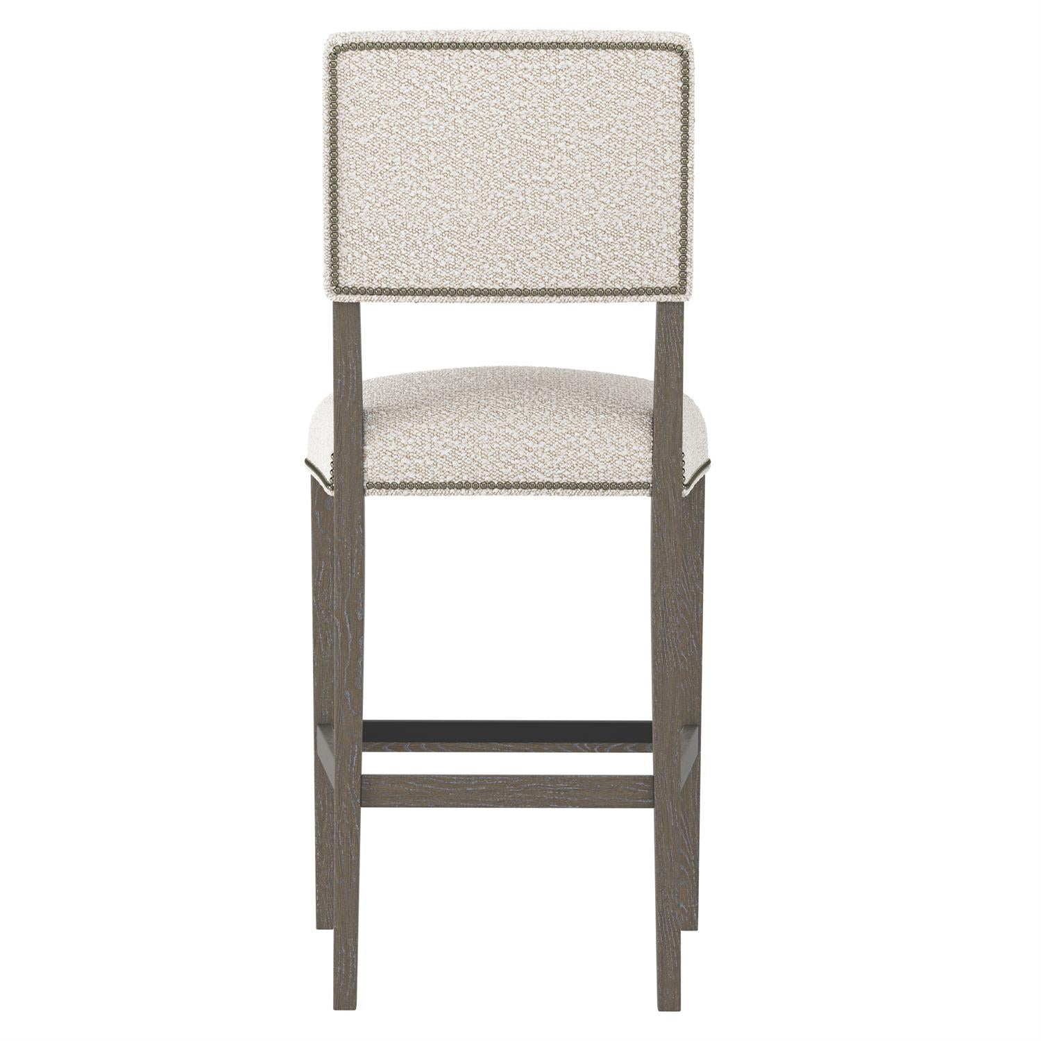 Bernhardt Furniture Moore Fabric Bar Stool in Portobello