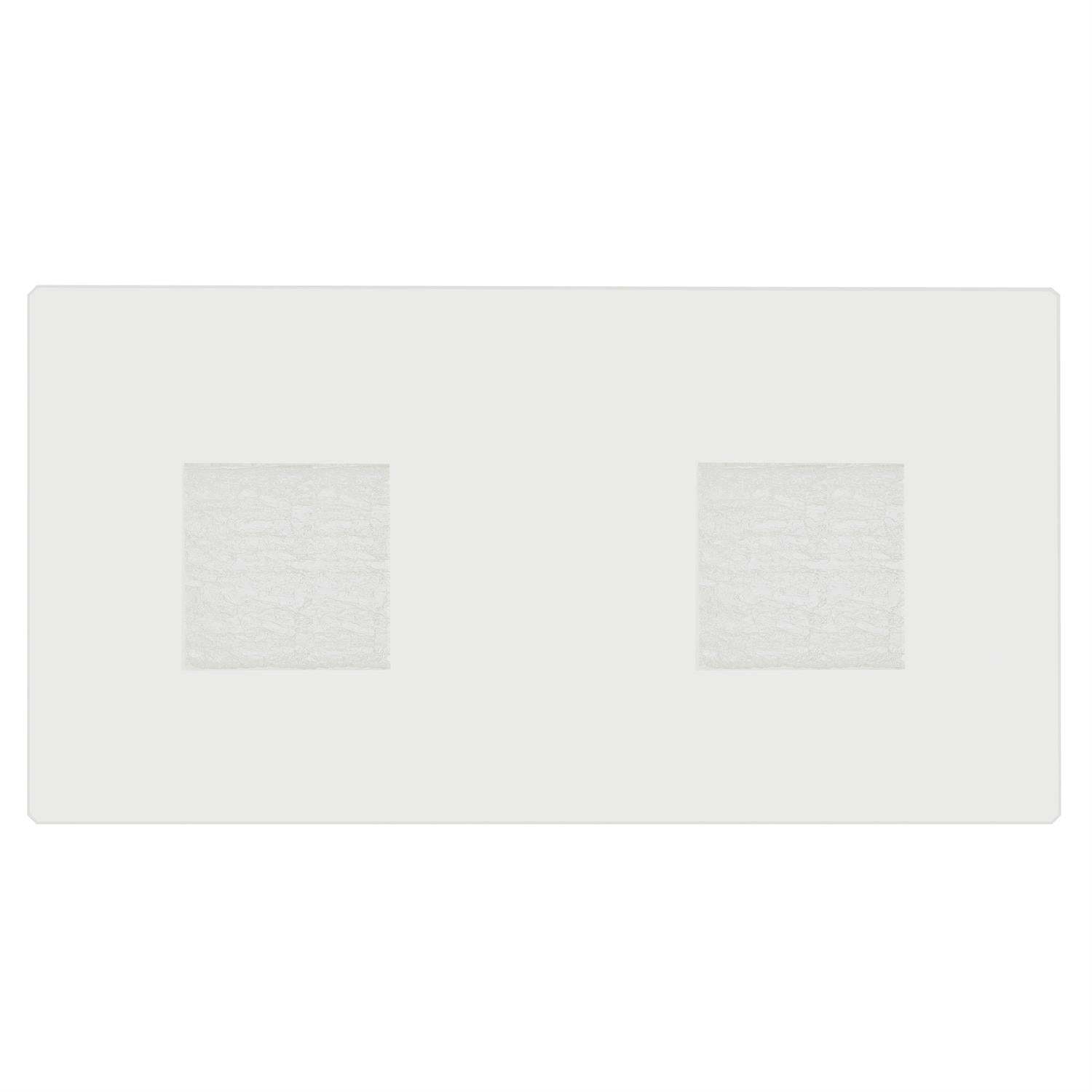 Bernhardt Furniture Arctic Rectangular Dining Table in Clear