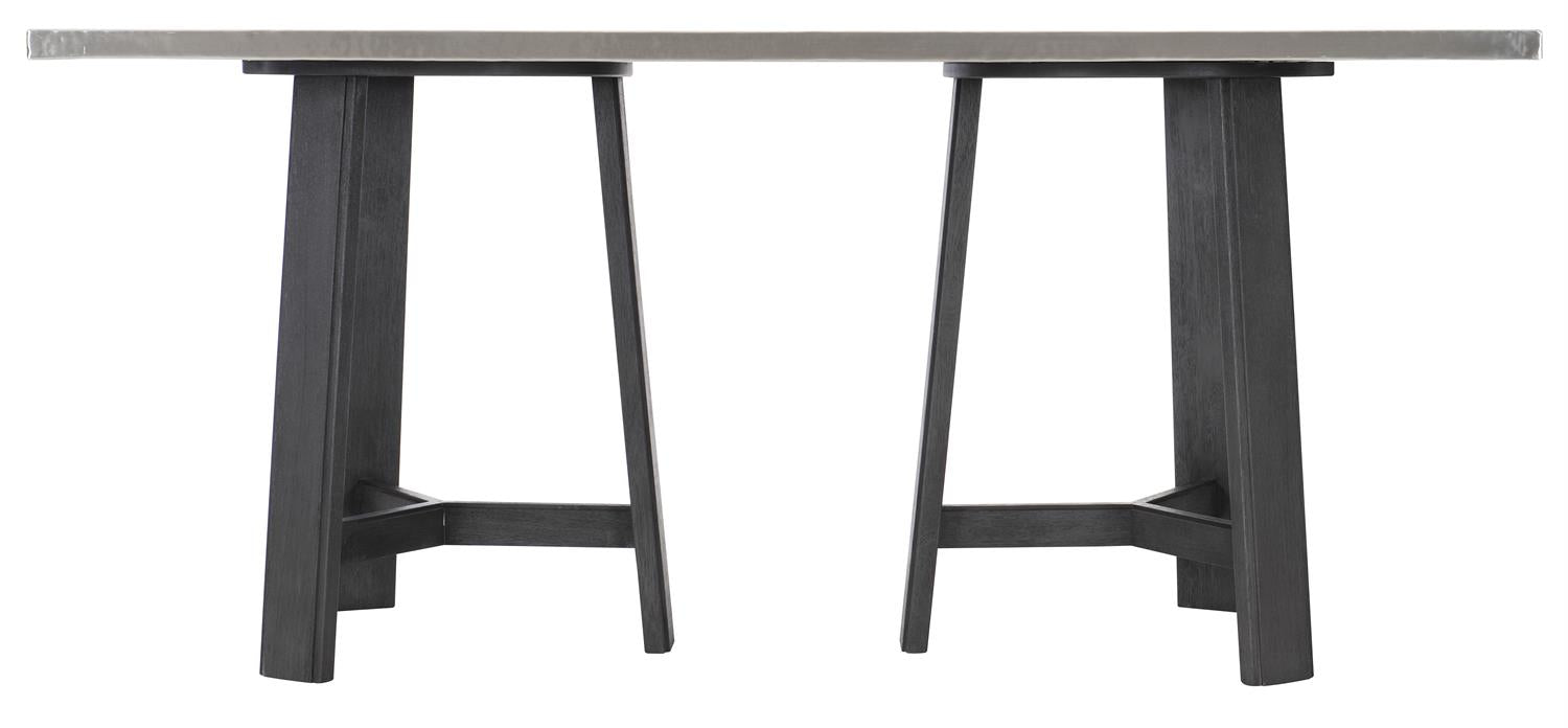 Bernhardt Furniture Harding Rectangular Dining Table in Glacier White