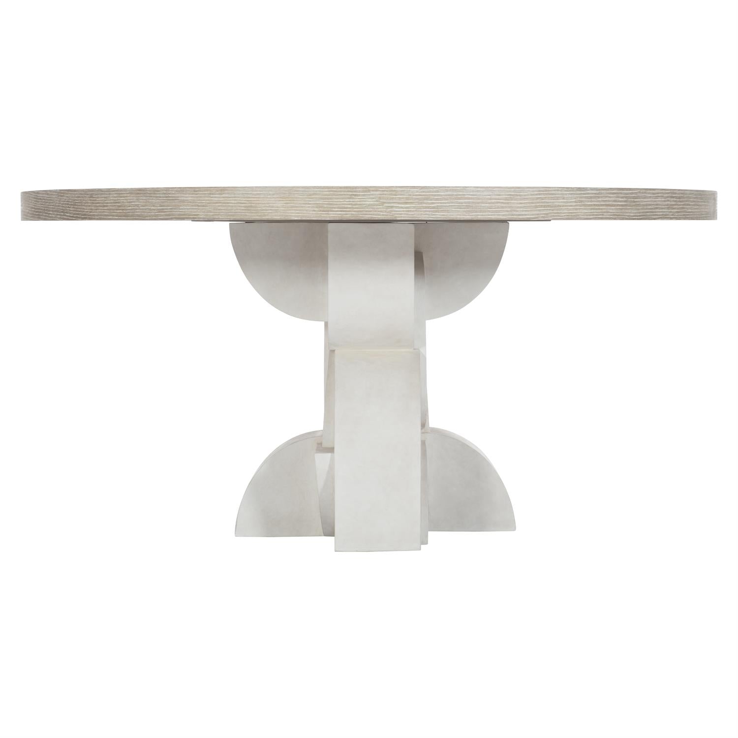 Bernhardt Furniture Constantin Round Dining Table in Flaxen