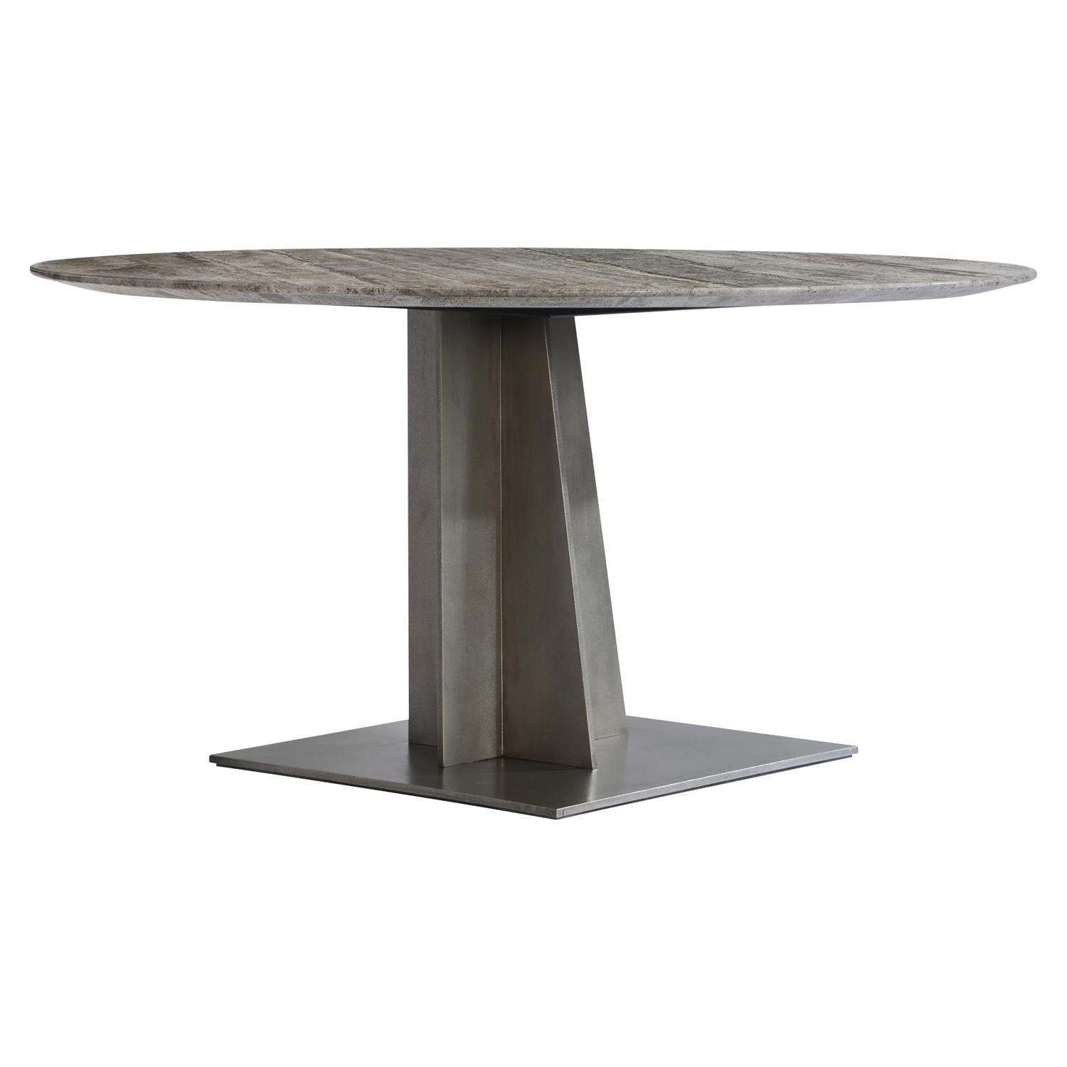 Bernhardt Furniture Equis Round Dining Table in Graphite