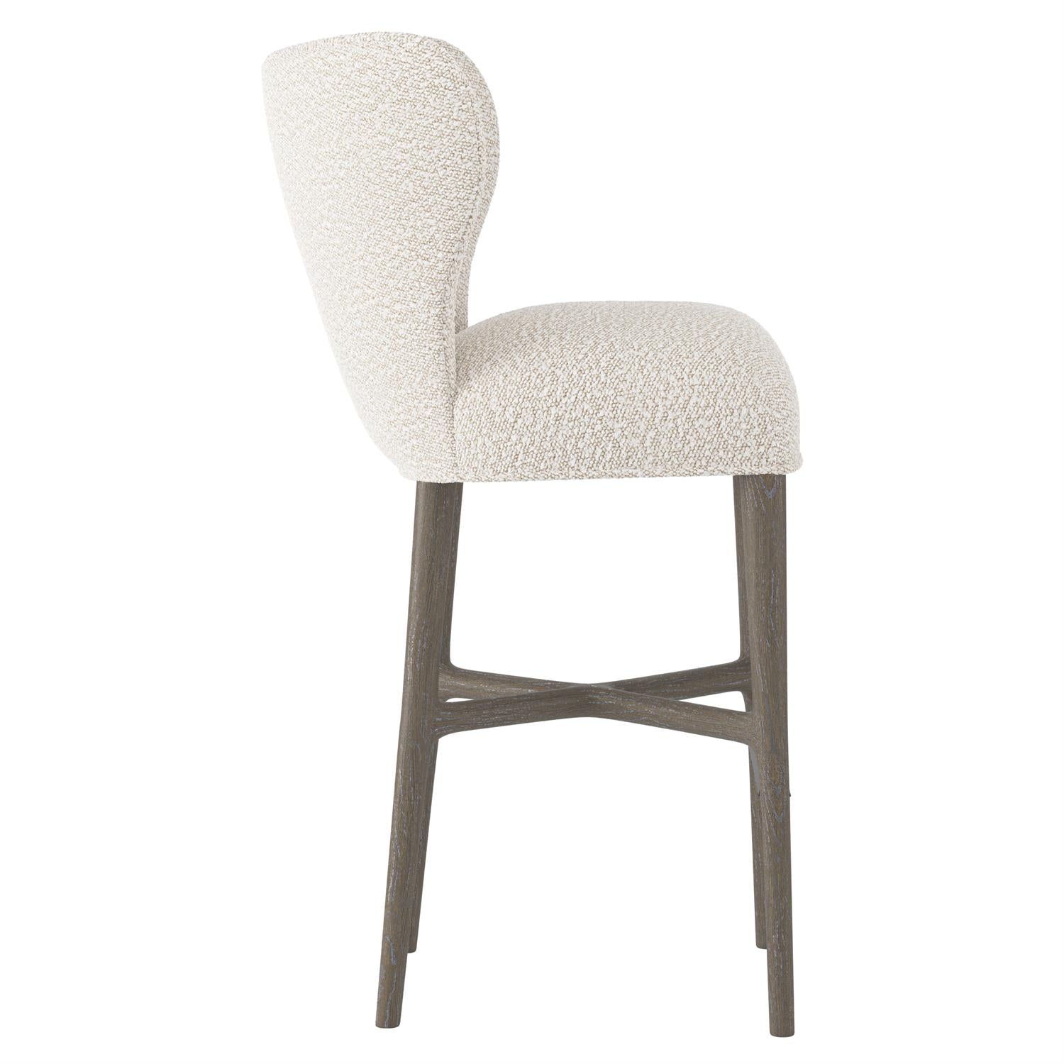 Bernhardt Furniture Kemp Fabric Bar Stool in Portobello
