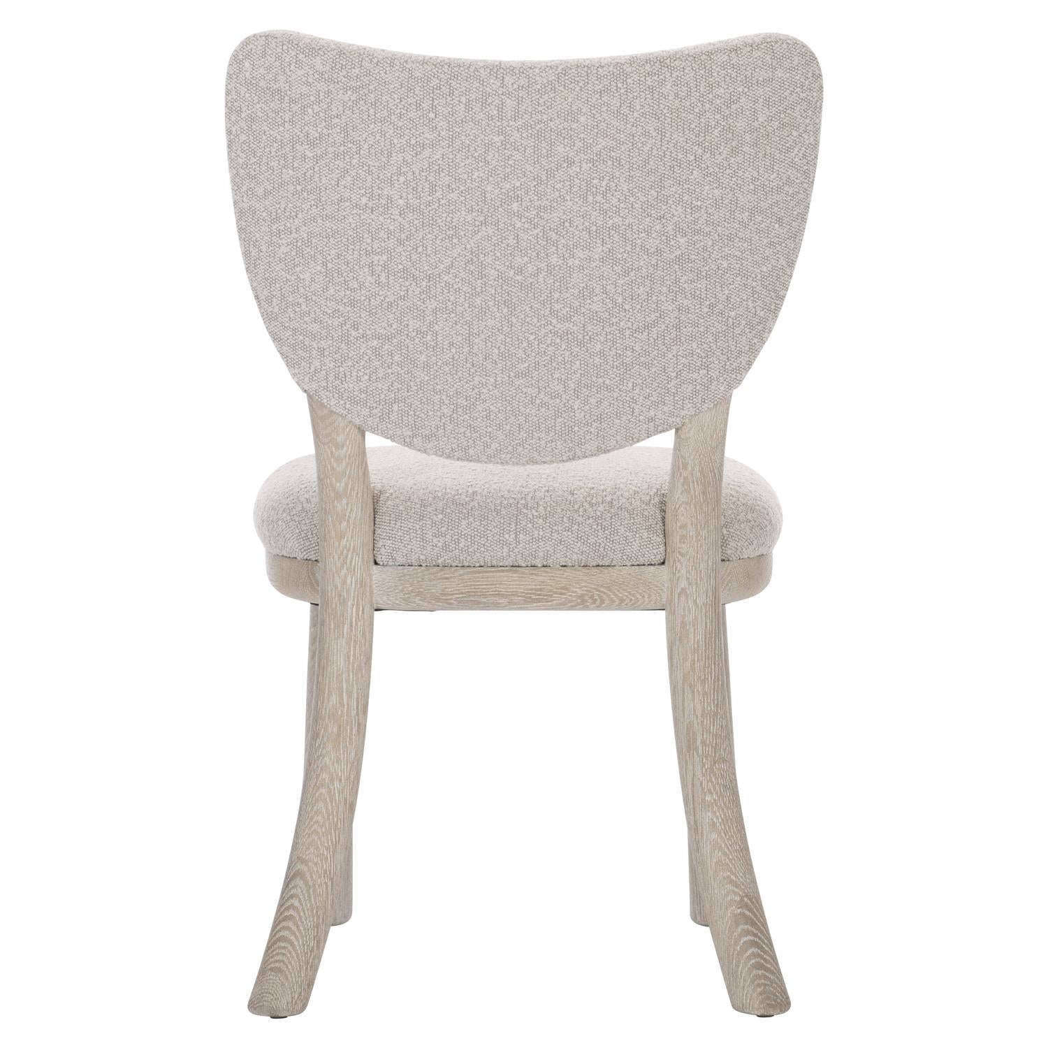 Bernhardt Furniture Anzu Fabric Side Chair in Flaxen