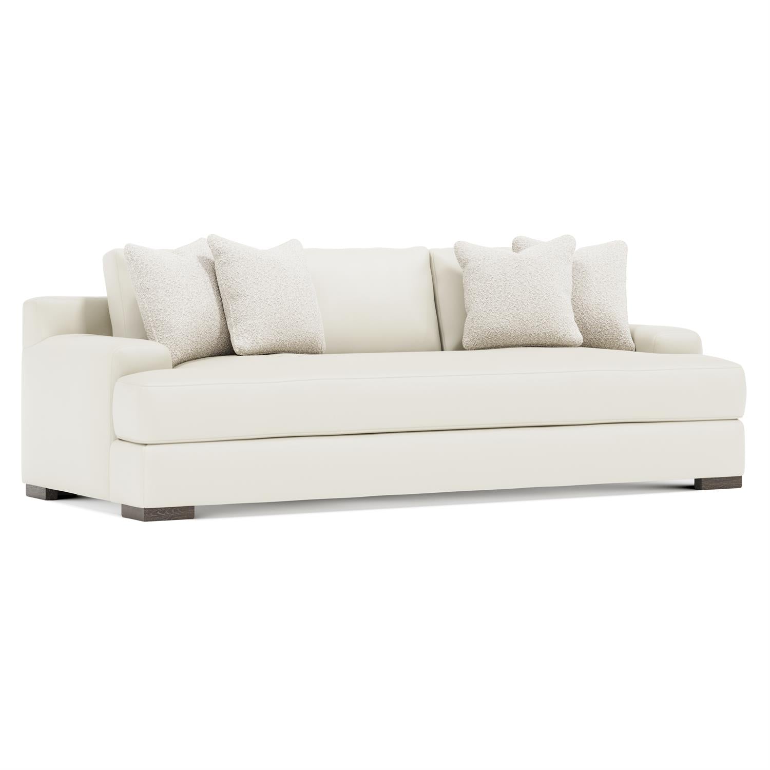 Bernhardt Furniture Andie Leather Sofa in Portobello