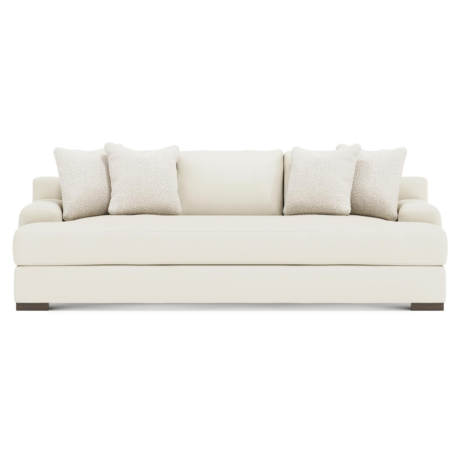 Bernhardt Furniture Andie Leather Sofa in Portobello