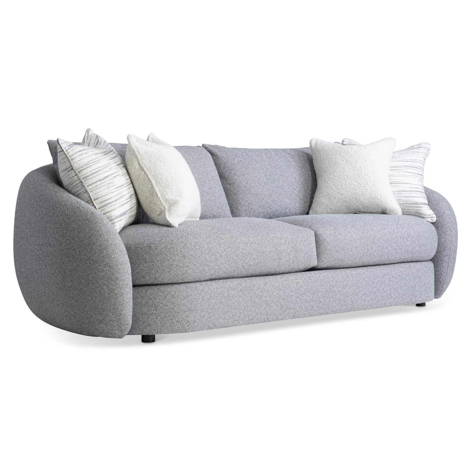 Bernhardt Furniture Moretti Fabric Sofa in Gray