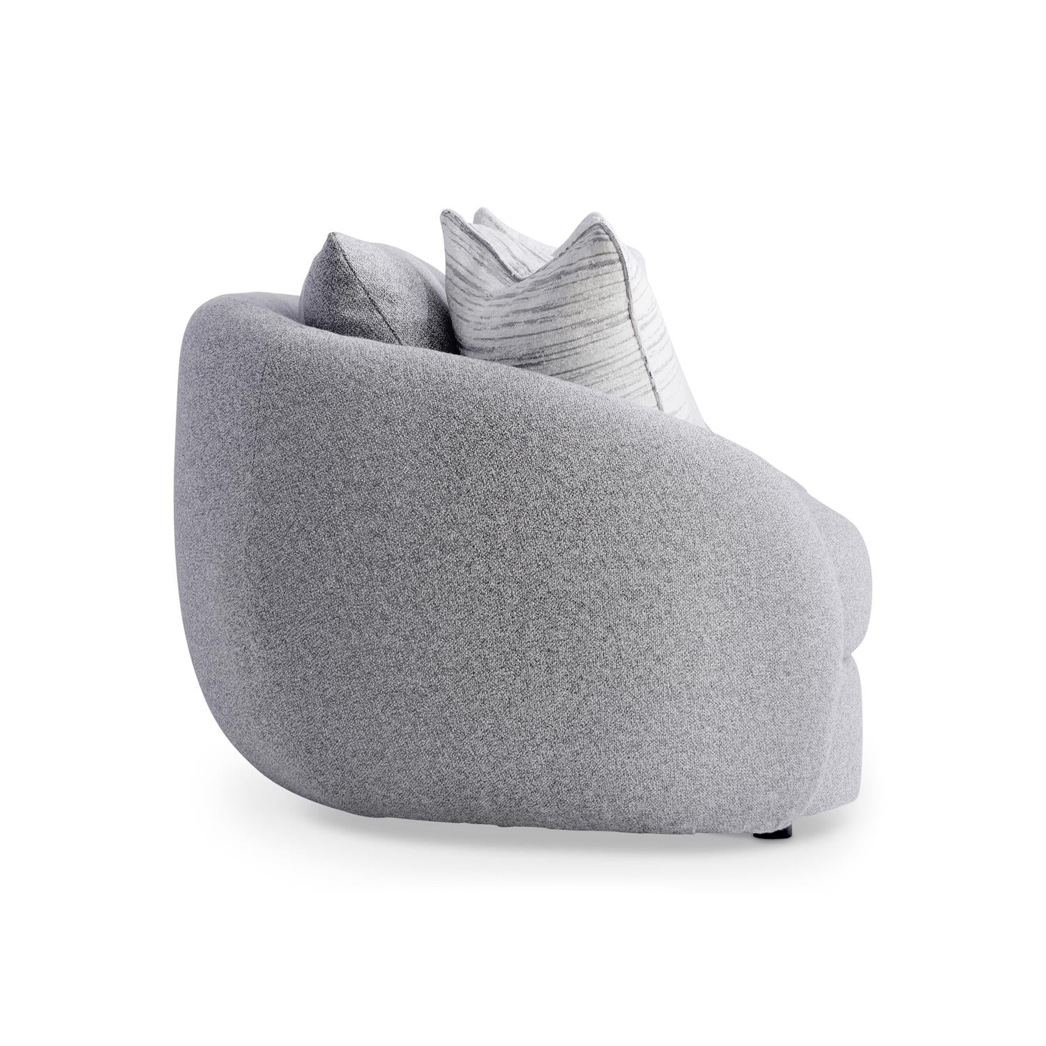 Bernhardt Furniture Moretti Fabric Sofa in Gray