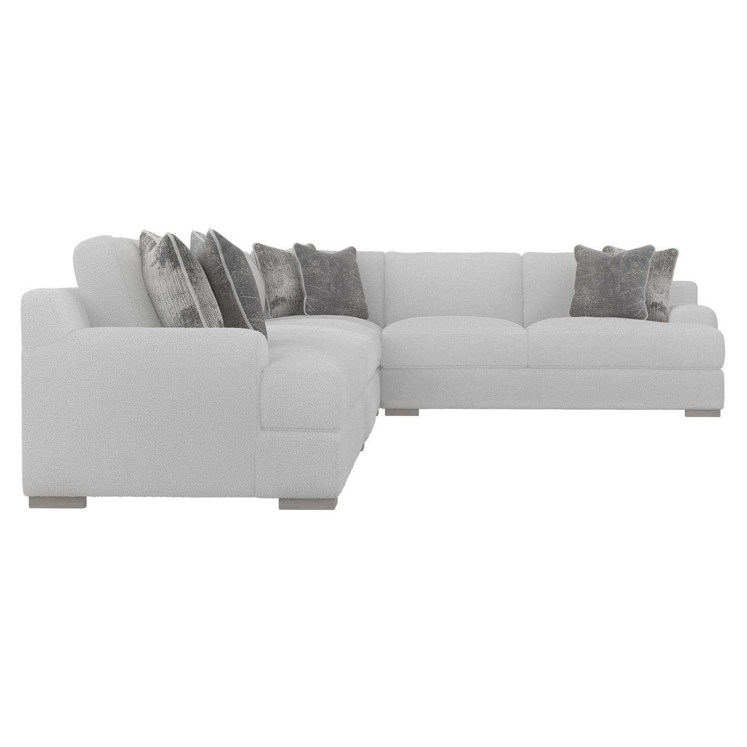 Bernhardt Furniture Andie Fabric Sectional in Greige
