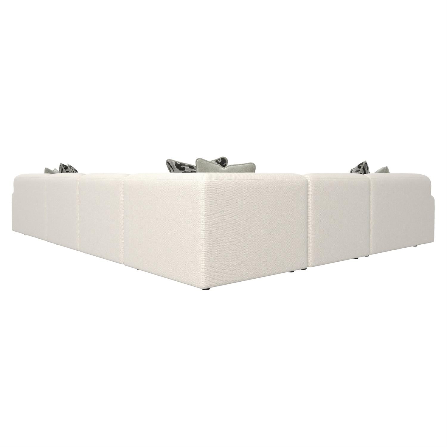 Bernhardt Furniture Rylan Fabric Sectional in White