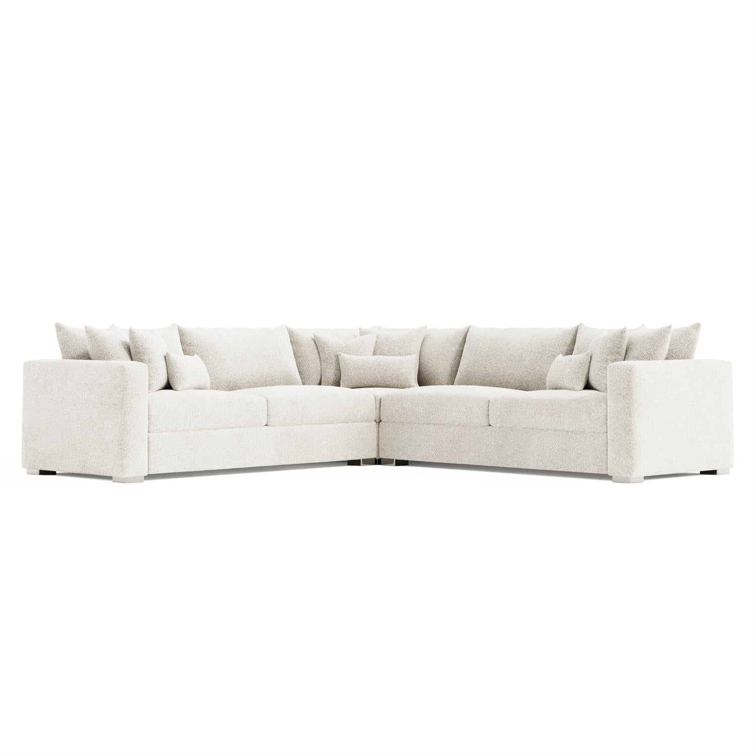Bernhardt Furniture Helena Fabric Sectional in White