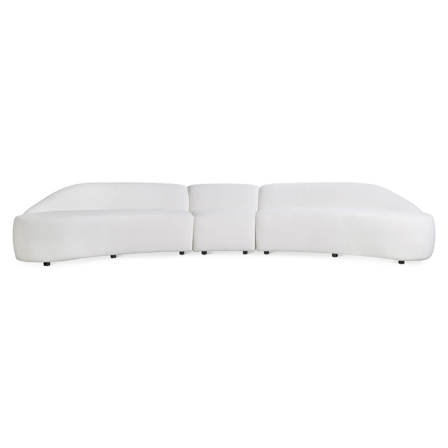 Bernhardt Furniture Calder Fabric Sectional in White