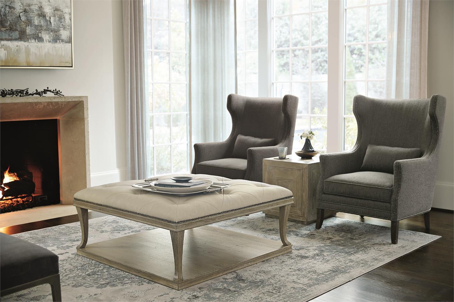Bernhardt Furniture Kingston Fabric Chair in Mocha