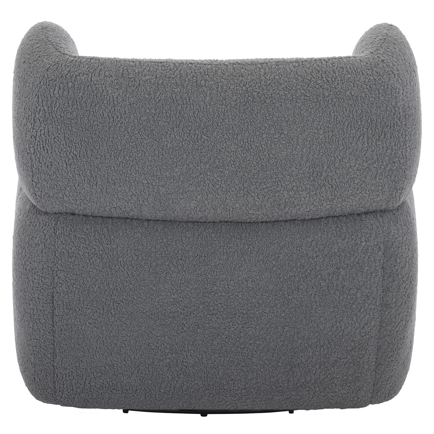 Bernhardt Furniture Pablo Fabric Swivel Chair in Gray