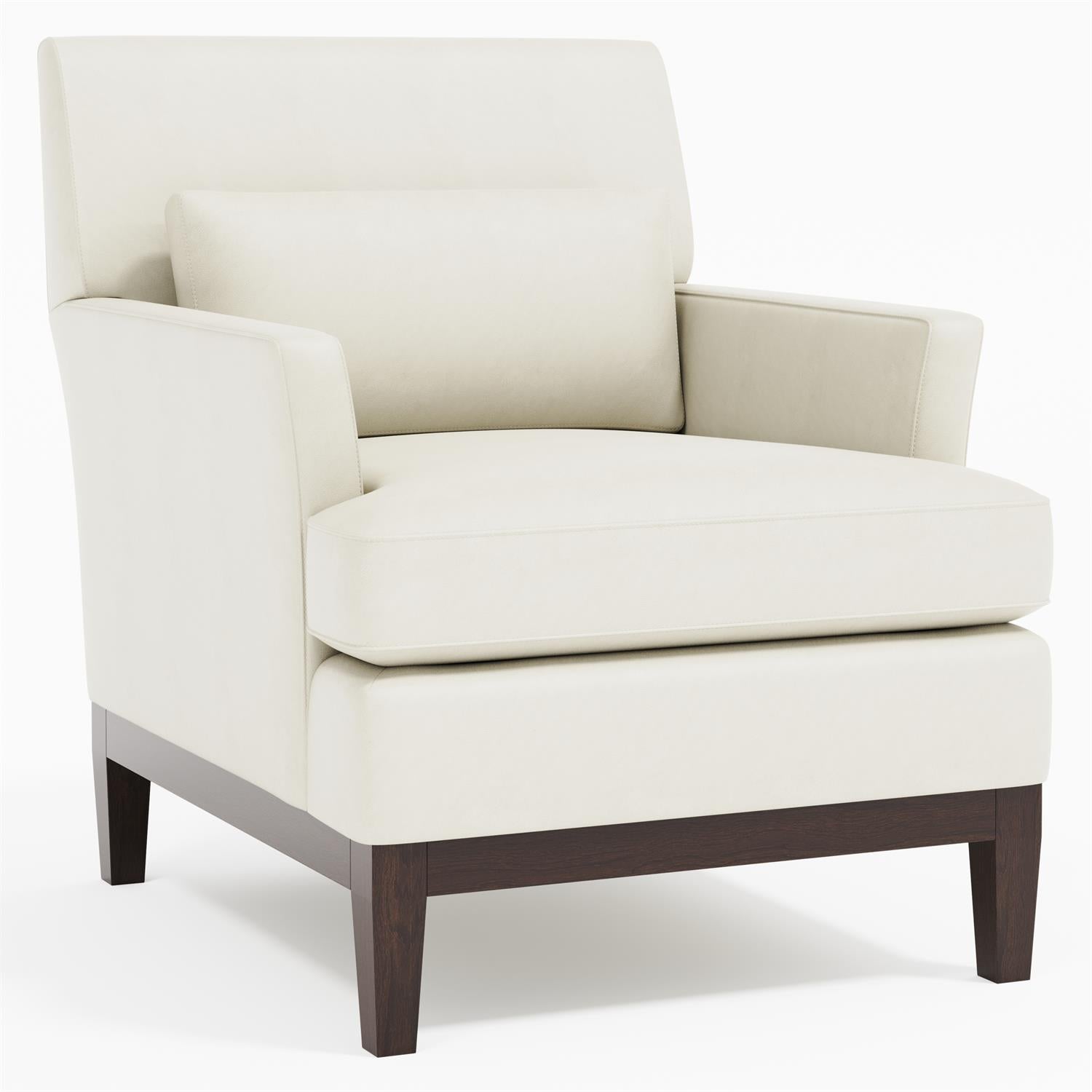 Bernhardt Furniture Cumberland Leather Chair in Mocha