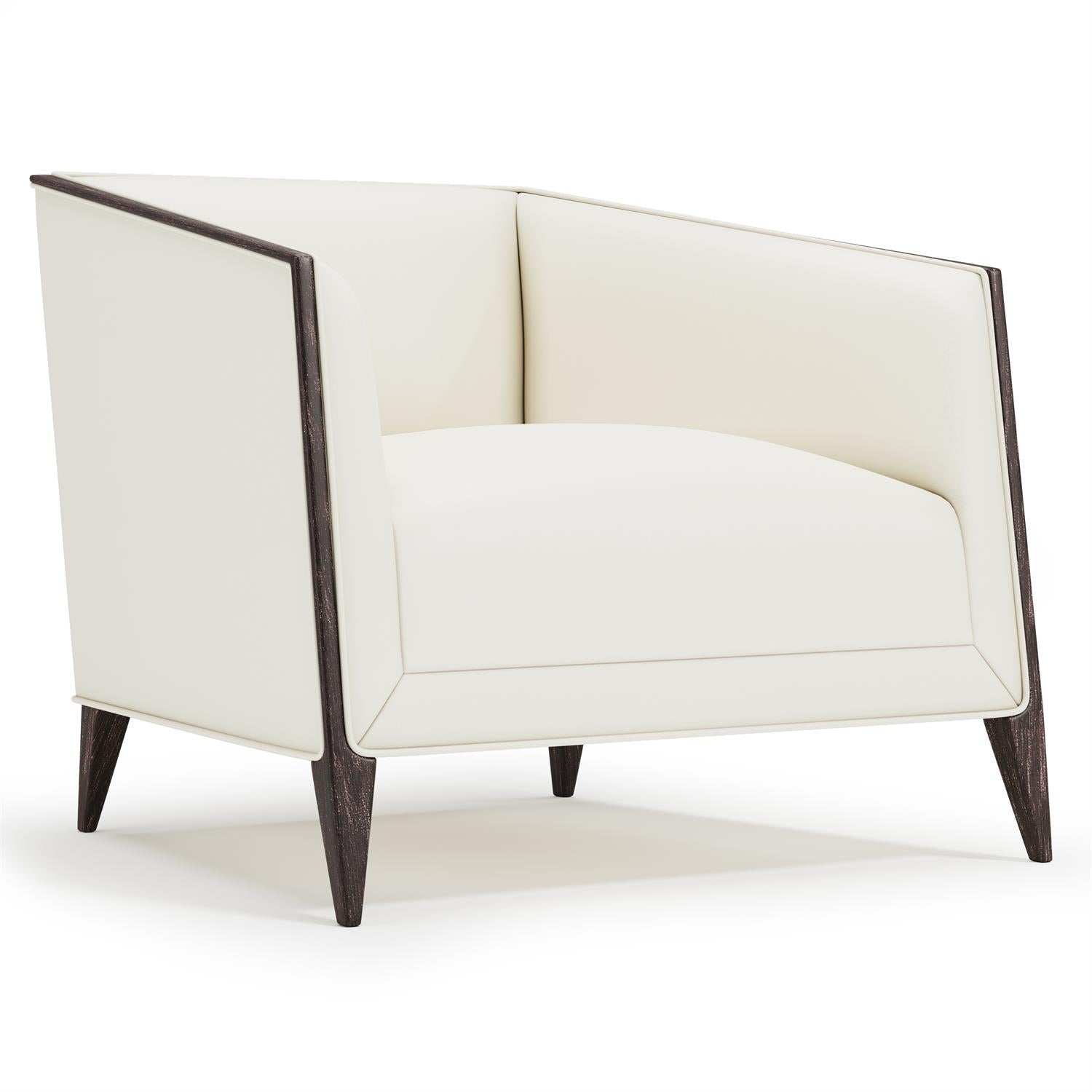 Bernhardt Furniture Aubree Leather Chair in White