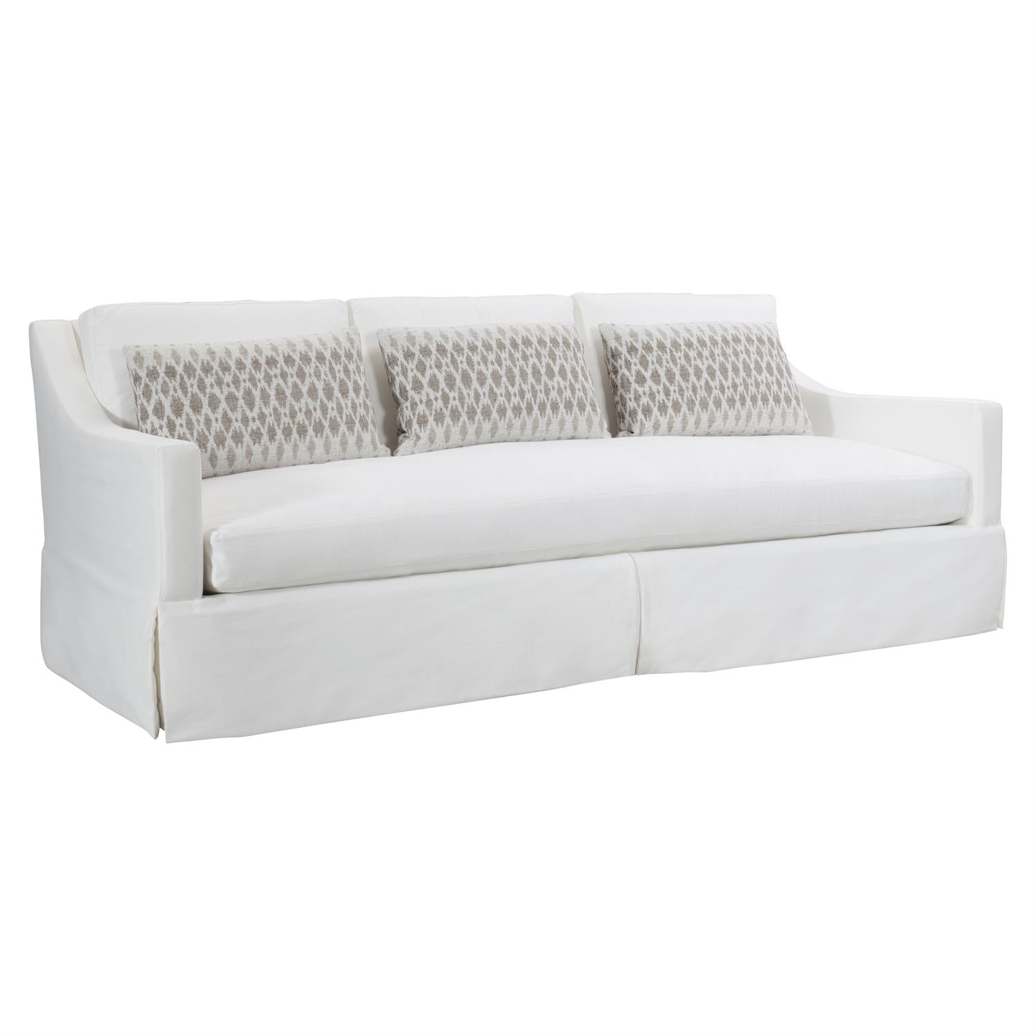 Bernhardt Furniture Albion Fabric Sofa in White