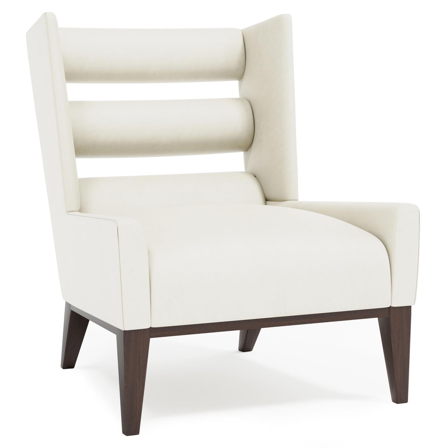 Bernhardt Furniture Orleans Leather Chair in White