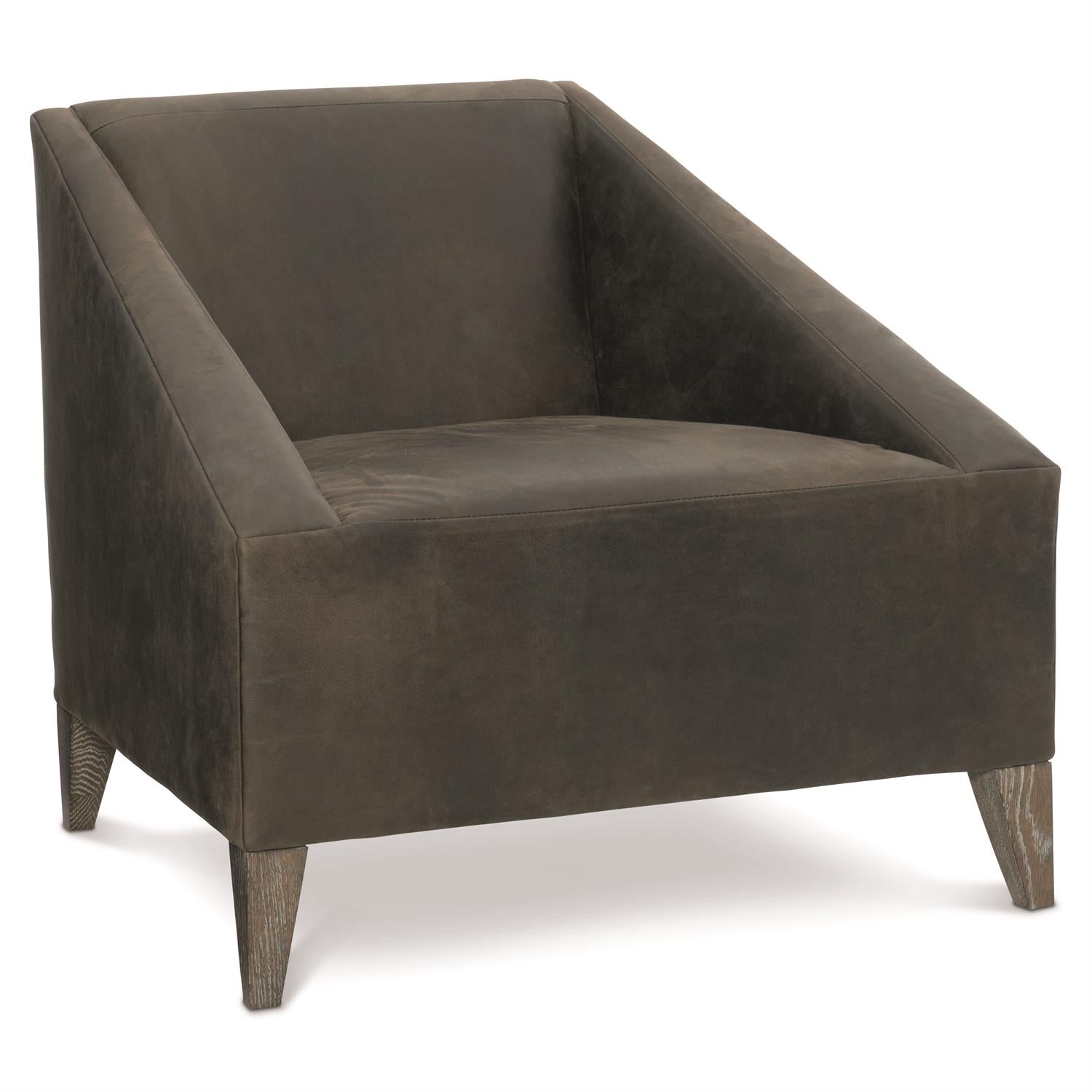 Bernhardt Furniture Nash Leather Chair in Brown