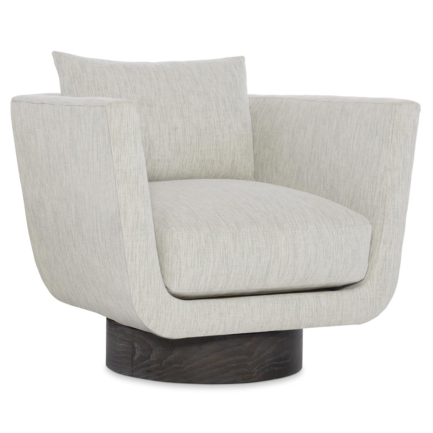 Bernhardt Furniture Gemma Fabric Swivel Chair in Portobello
