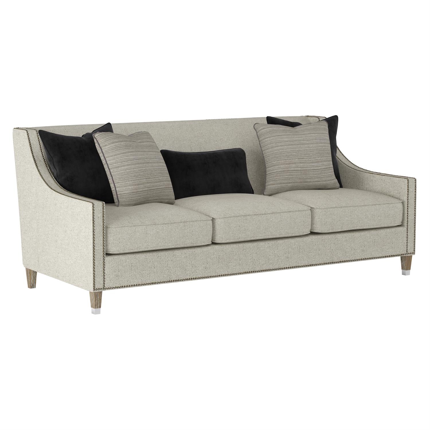 Bernhardt Furniture Palisades Three Seater Fabric Sofa in Portobello