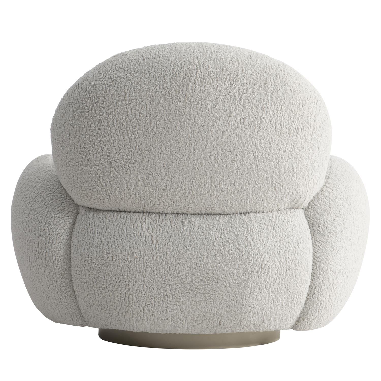 Bernhardt Furniture St. Jean Fabric Swivel Chair in Greige