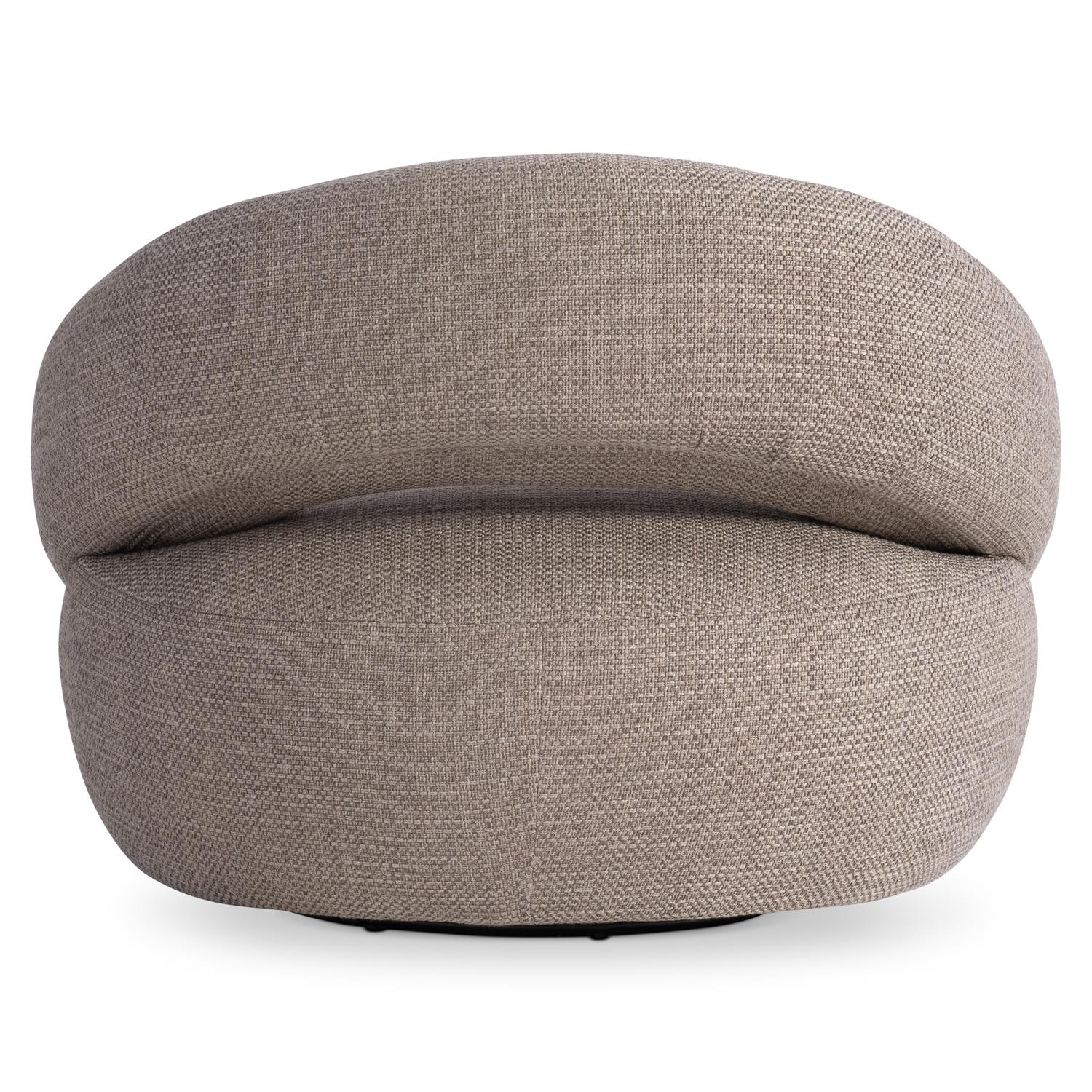 Bernhardt Furniture Cleo Fabric Swivel Chair in Brown