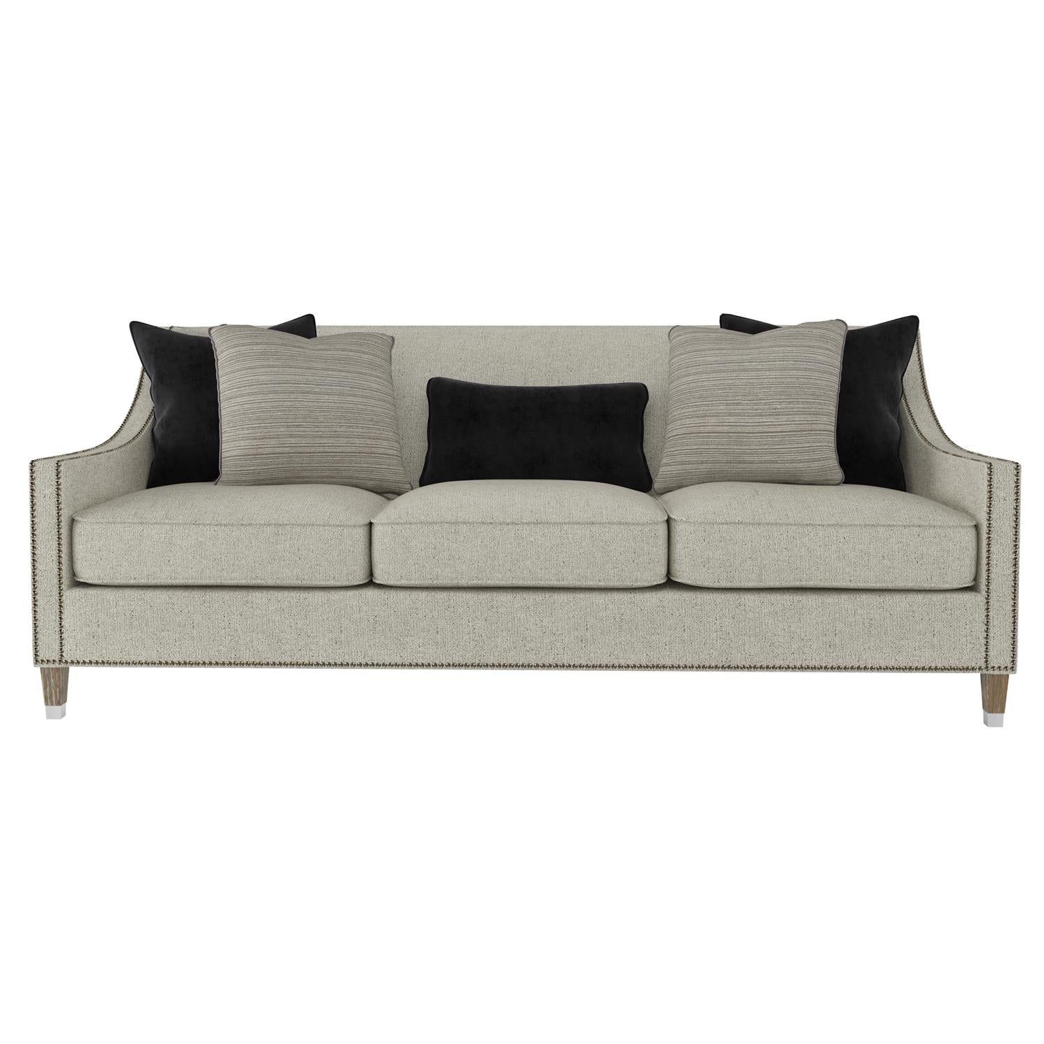 Bernhardt Furniture Palisades Three Seater Fabric Sofa in Portobello
