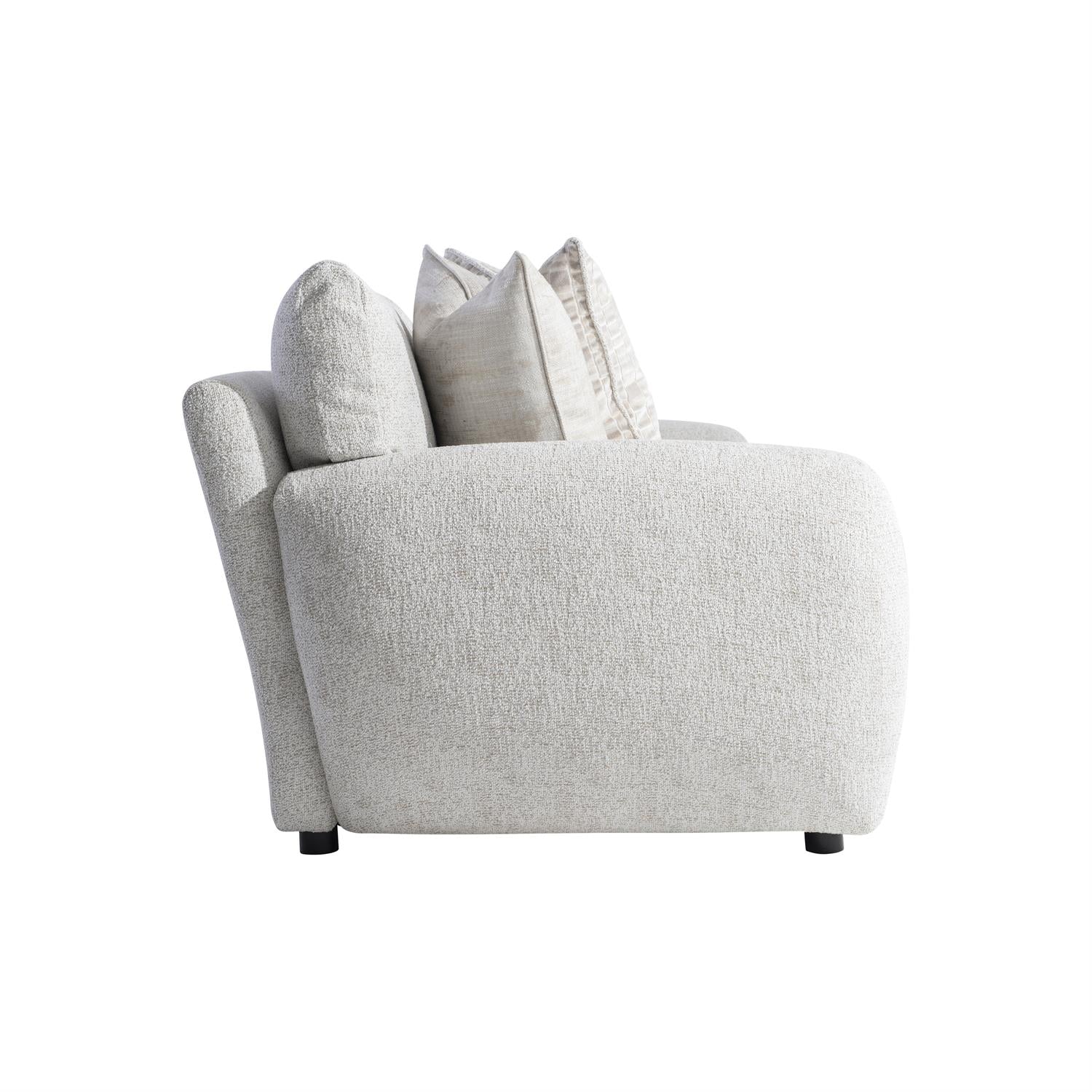Bernhardt Furniture Teddy Fabric Sofa in Gray