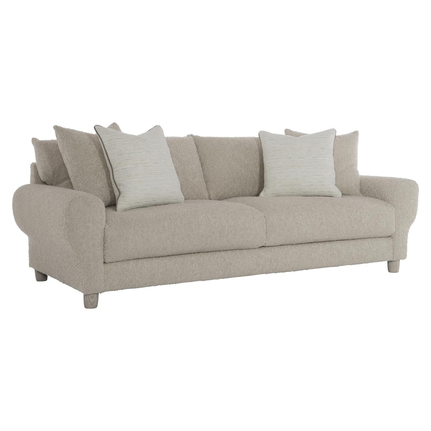 Bernhardt Furniture Peyton Fabric Sofa in Gray