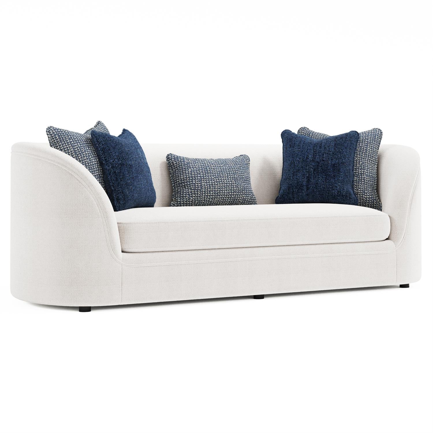 Bernhardt Furniture Amara Fabric Sofa in White