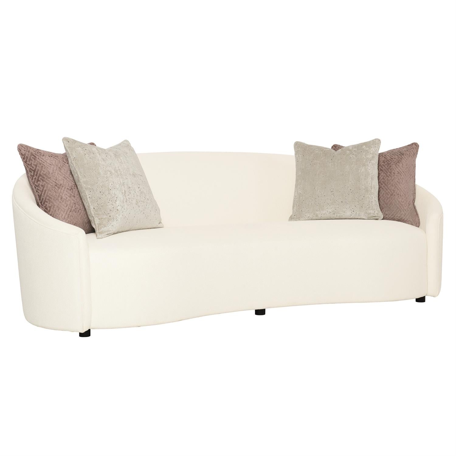 Bernhardt Furniture Lumen Fabric Sofa in White