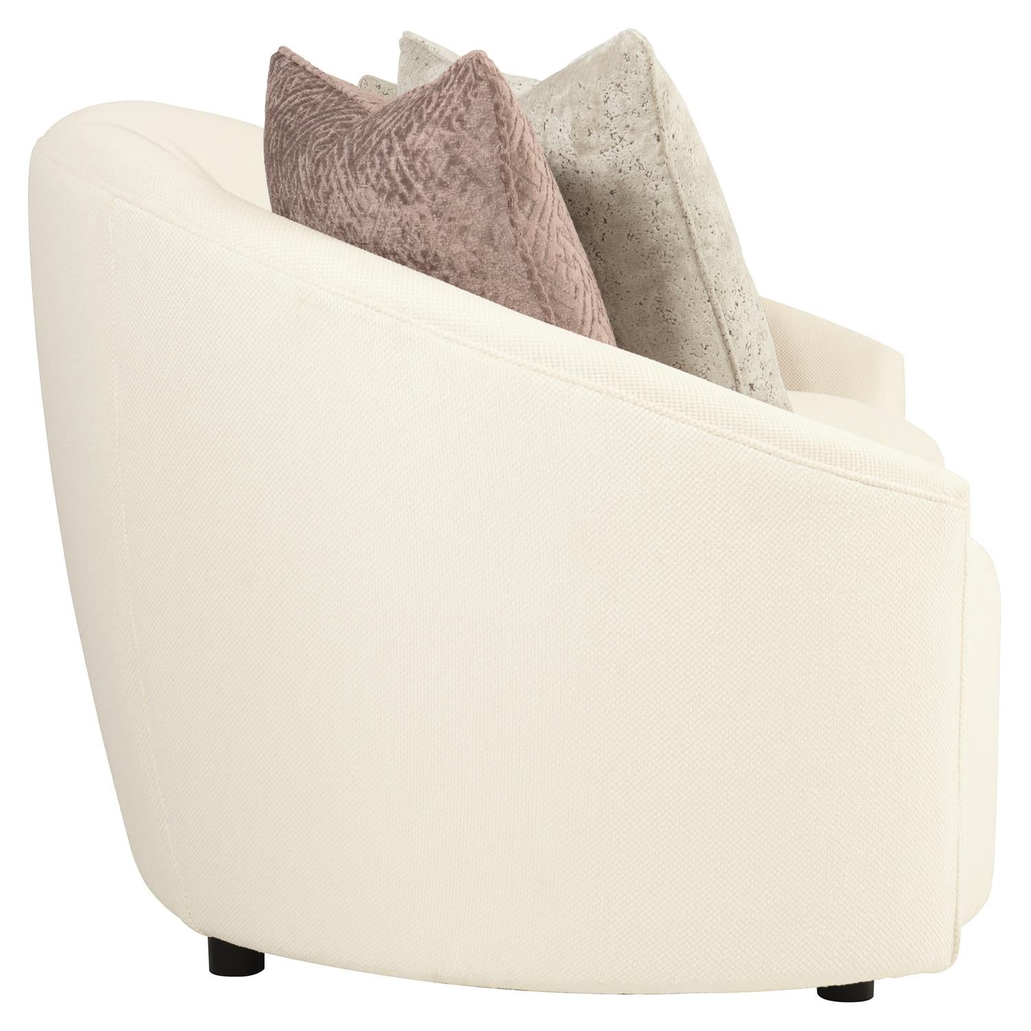 Bernhardt Furniture Lumen Fabric Sofa in White