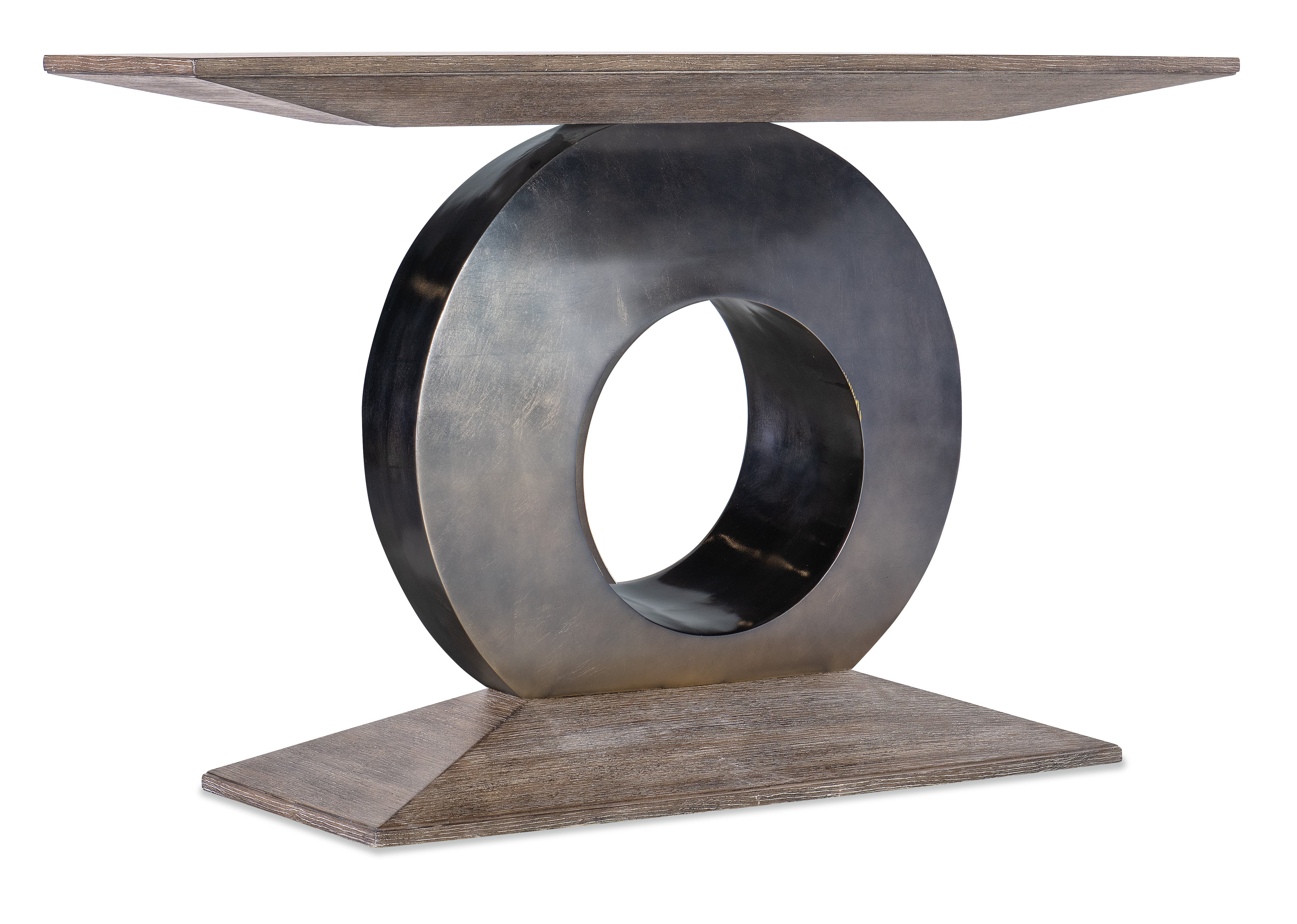 Hooker Furniture Modern Mood Accent Console in Medium Brown