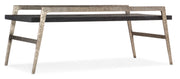 Hooker Furniture Chapman Shou Sugi Ban Rectangle Cocktail Table in Blacks
