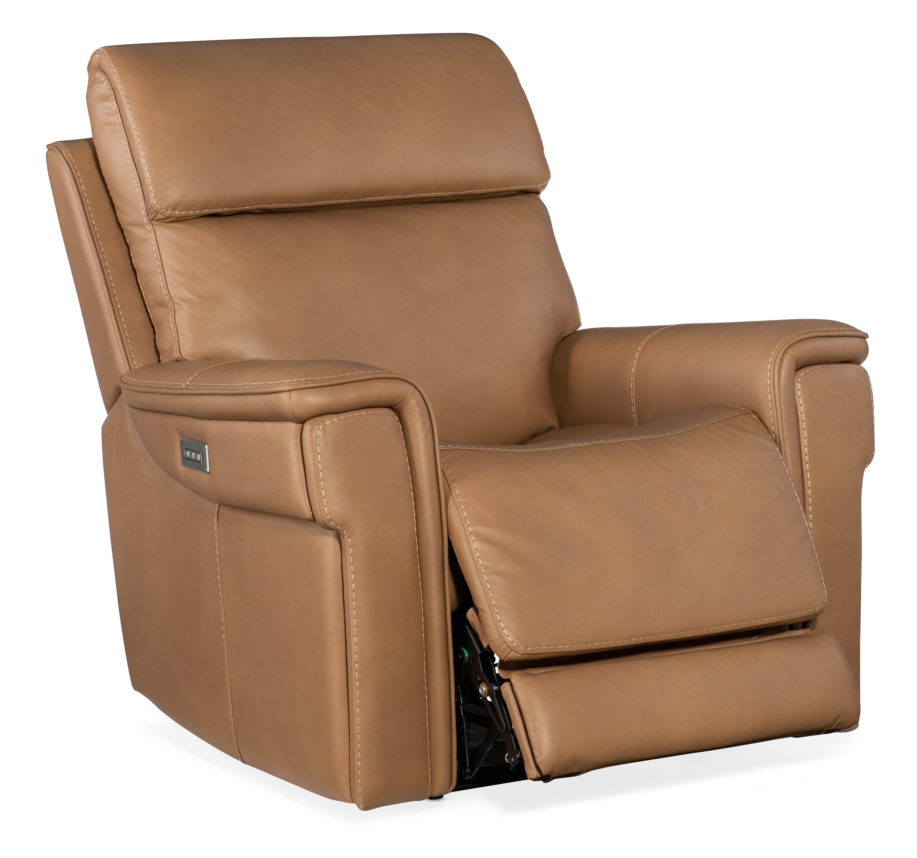 Hooker Furniture Lyra Zero Gravity Power Recliner with Power Headrest and Lumbar in Light Brown