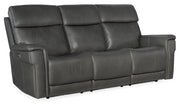 Hooker Furniture Lyra Zero Gravity Power Sofa with Power Headrest and Lumbar in Medium Gray
