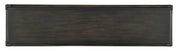Hooker Furniture Retreat Pole Rattan Console in Dark Wood