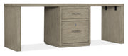 Hooker Furniture Linville Falls 84" Desk with One Centered File