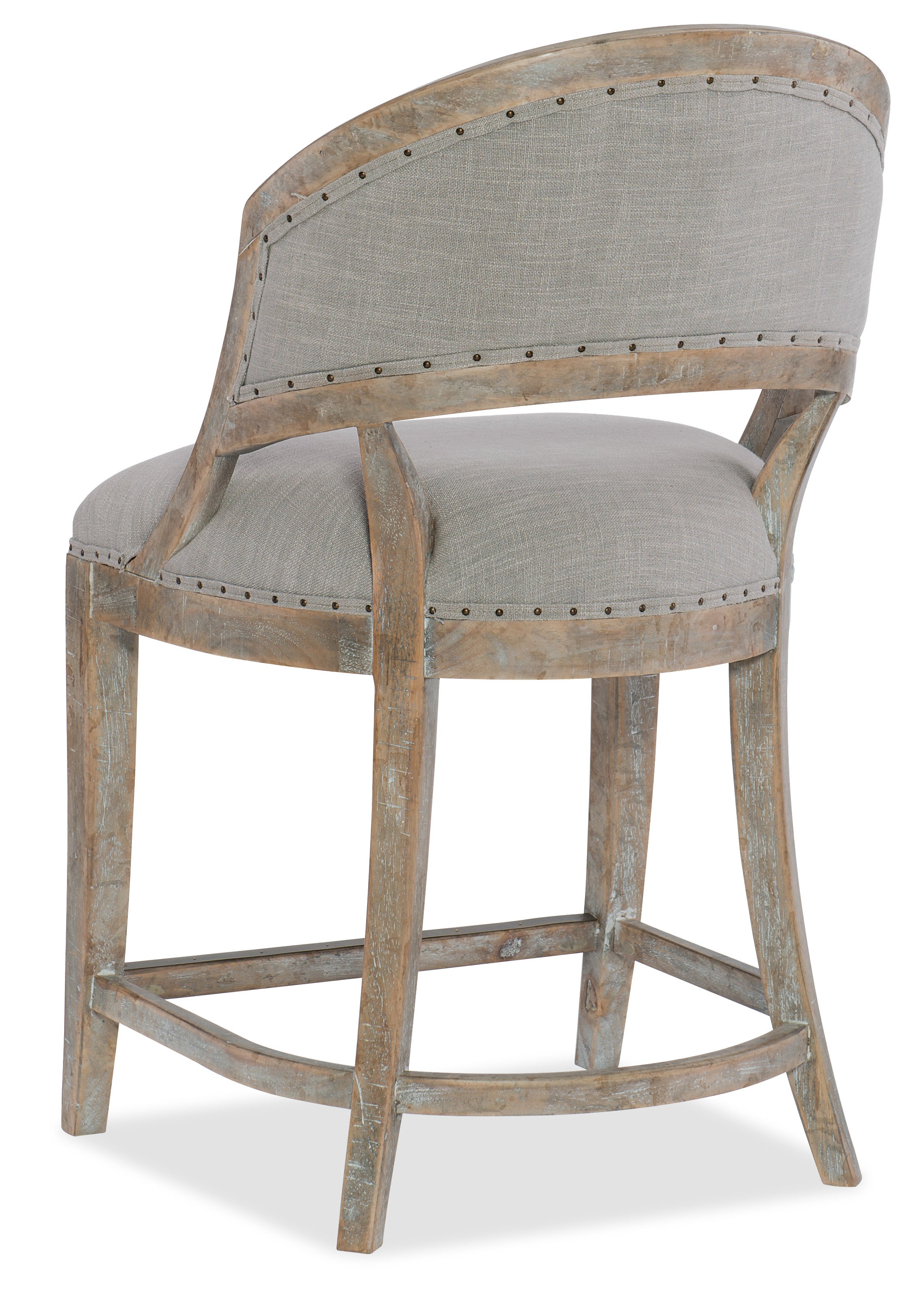 Hooker Furniture Boheme Garnier Barrel Back Counter Stool